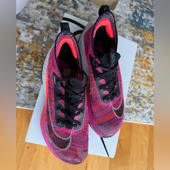 Nike Women's Alphafly NEXT% Hyper Violet Carbon Racing Shoes - Size 8 - Picture 3 of 12